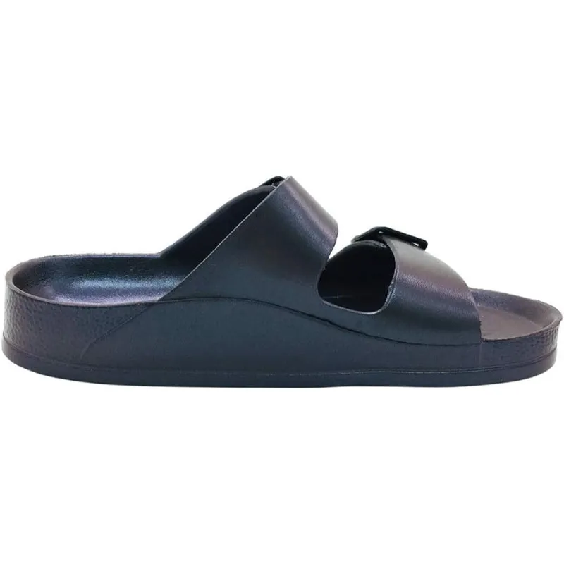 Adjustable Double Buckle Comfy Slides
