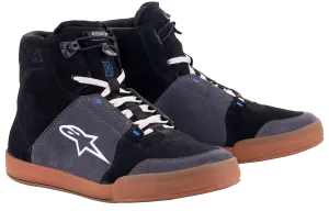 ALPINESTARS Chrome Shoes - Black/Asphalt/Gum Blue - US 12 2512322117212