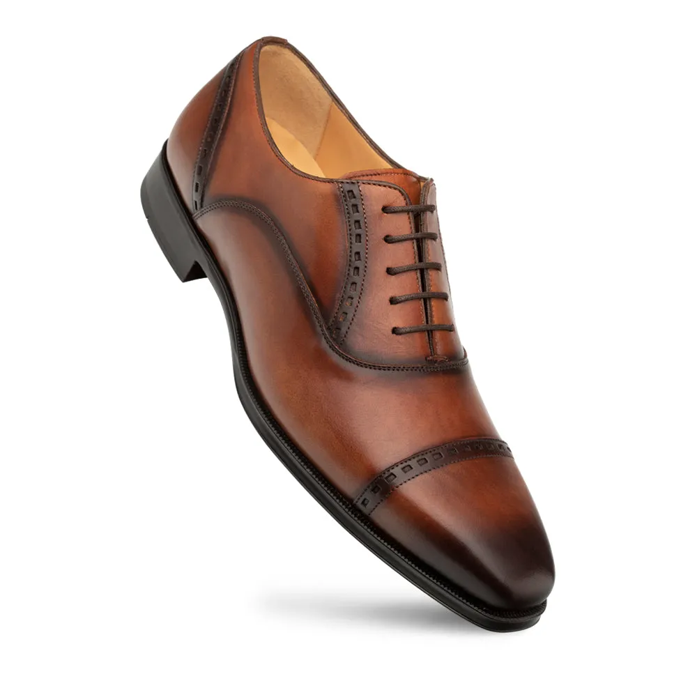 Amaro Leather Captoe Rubber Oxford