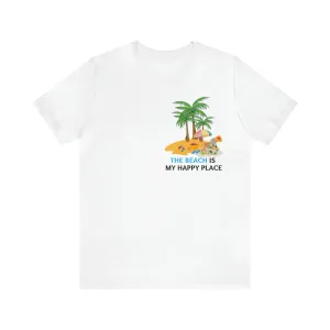 Beach shirt, The Beach is My Happy Place shirt, Beach t-shirt, Summer shirt