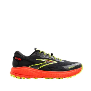 Brooks Men's Divide 5 GTX Trail Running Shoe in Black/Cherry/Lime