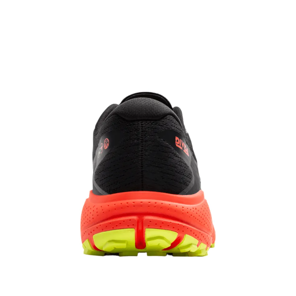 Brooks Men's Divide 5 GTX Trail Running Shoe in Black/Cherry/Lime