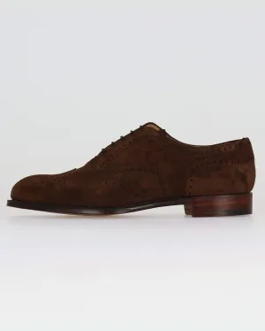 Cheaney Arthur III Oxford Brogue - Brown Plough Suede
