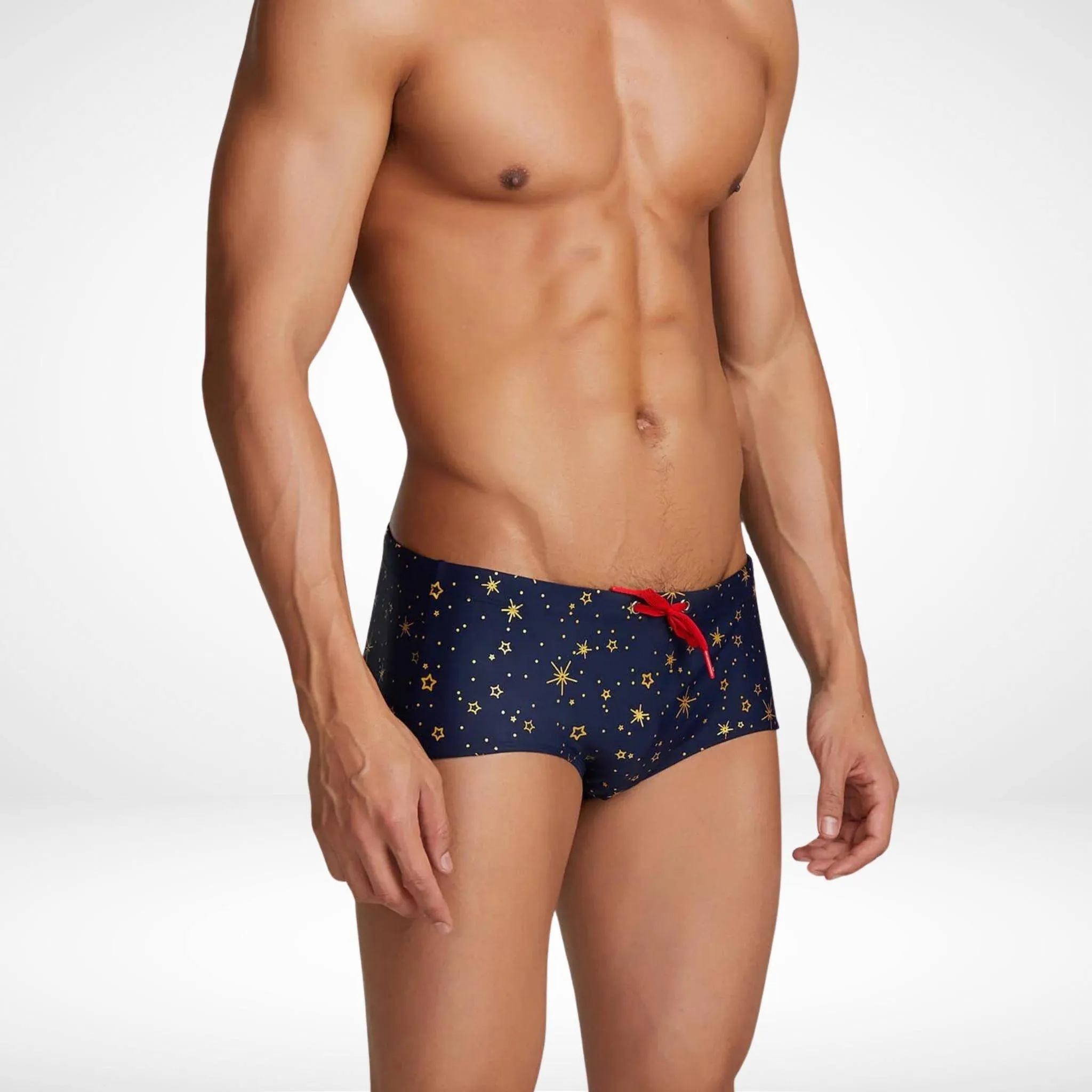 Gold Star Swim Boxer Brief Trunks