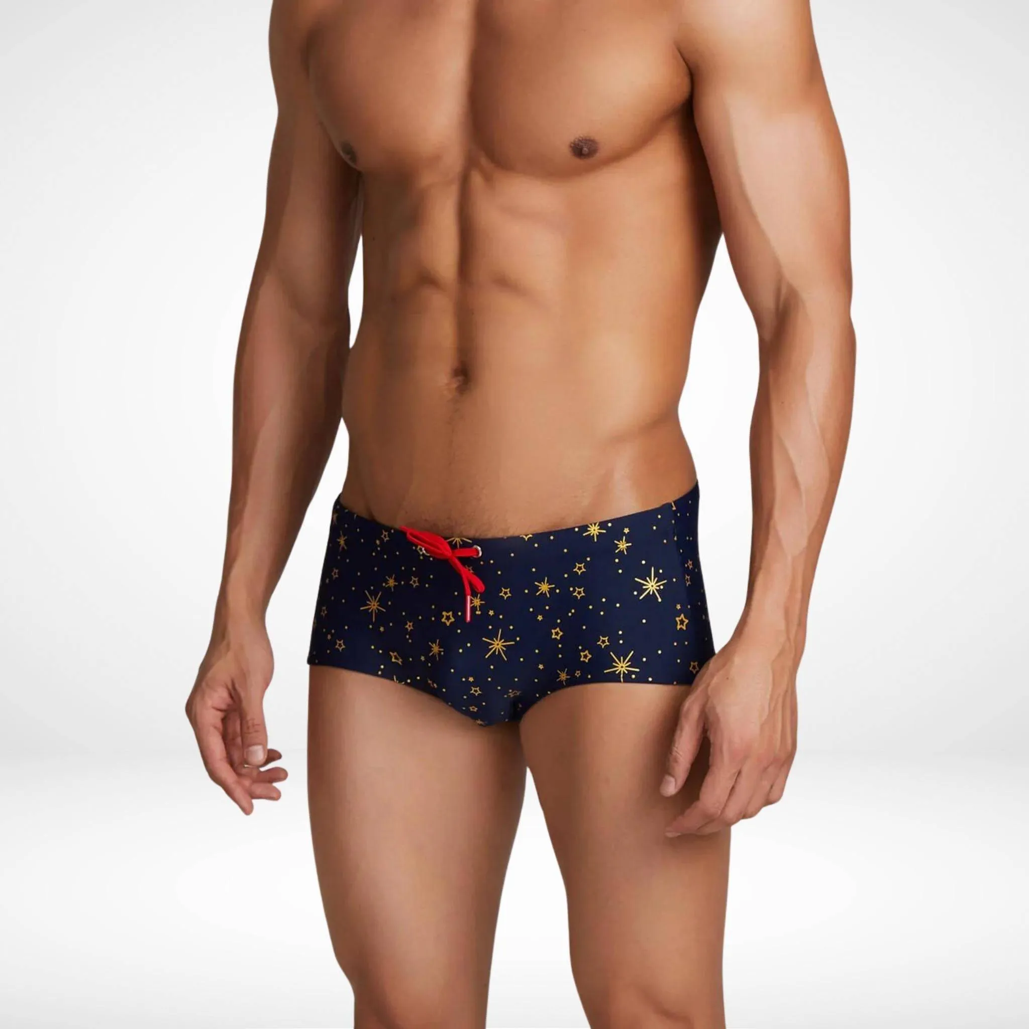 Gold Star Swim Boxer Brief Trunks