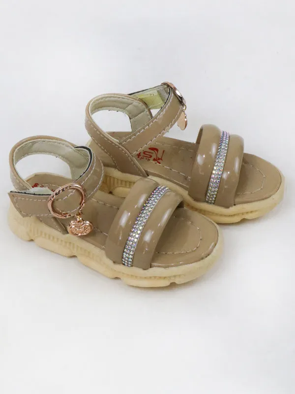 GS01 Girls Sandal 1Yr - 8Yrs Light Brown