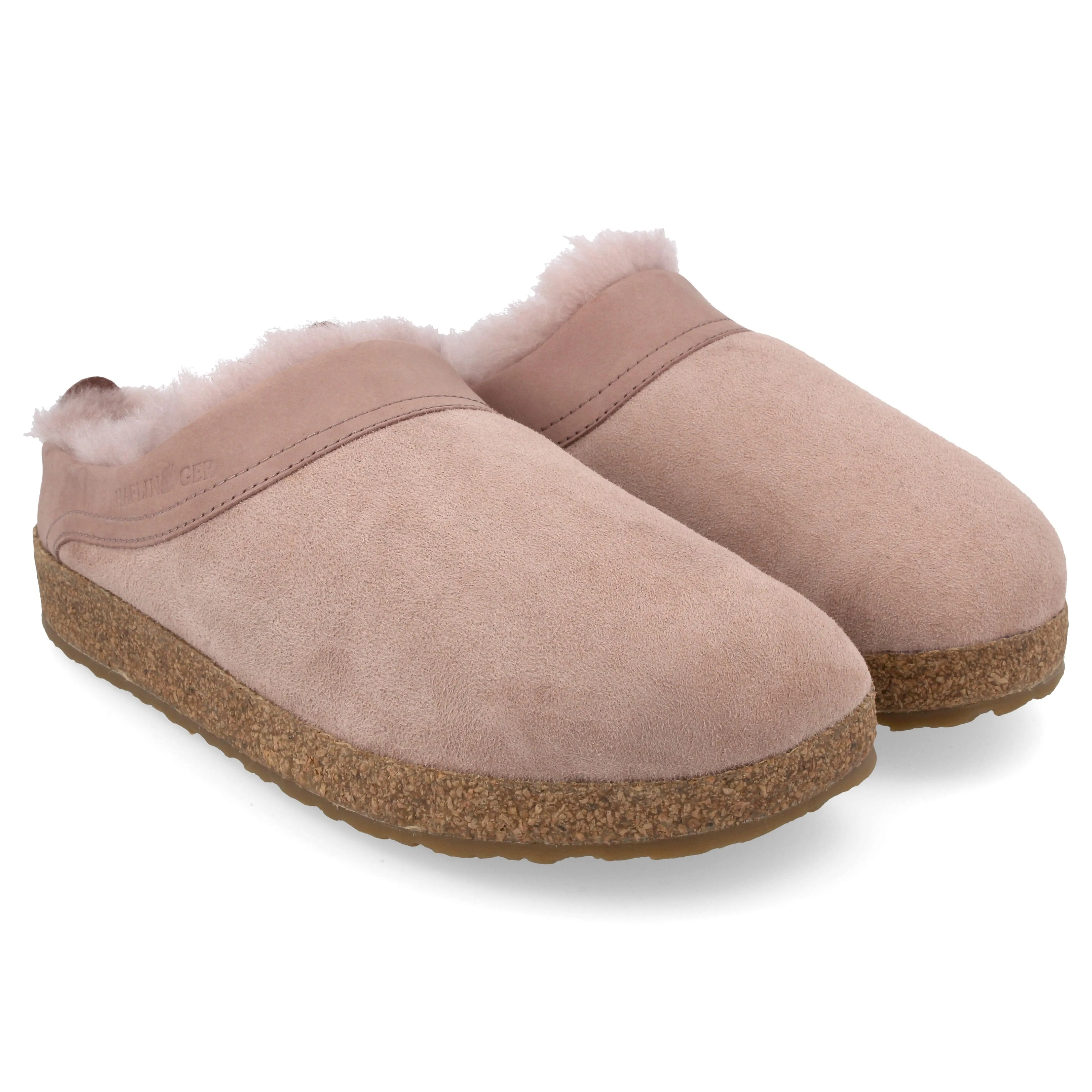 Haflinger Women's Snowbird Slippers- Rosewood