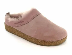 Haflinger Women's Snowbird Slippers- Rosewood