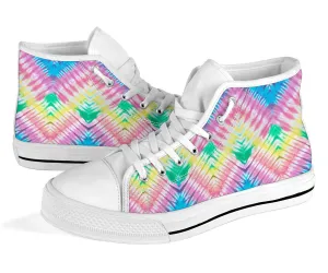 High Top Sneakers - Tie Dye Design #103 | Custom Shoes, Custom Sneakers, Customized Sneakers, Canvas Sneakers, Cool Shoes, Unique Shoes