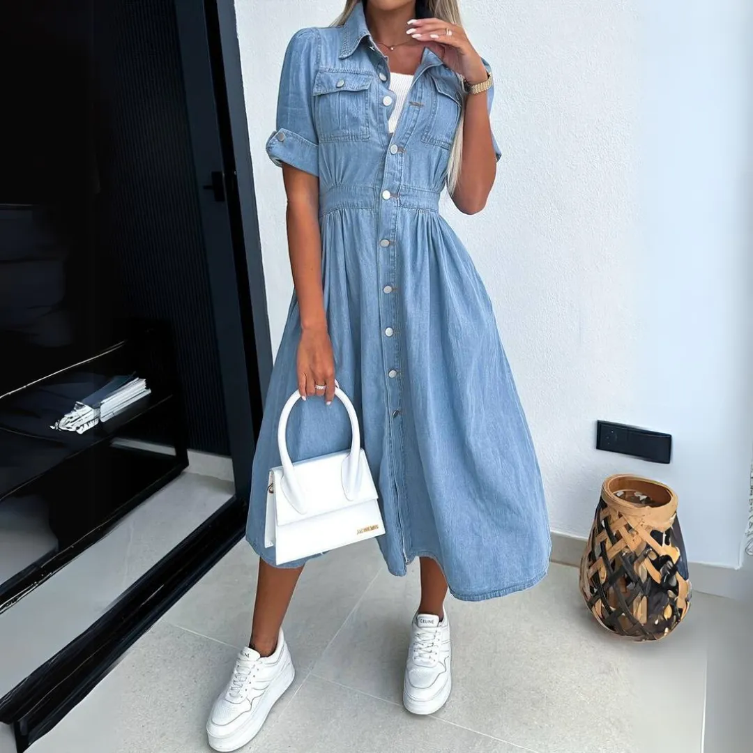 Holly ™ | Stylish Denim Dress