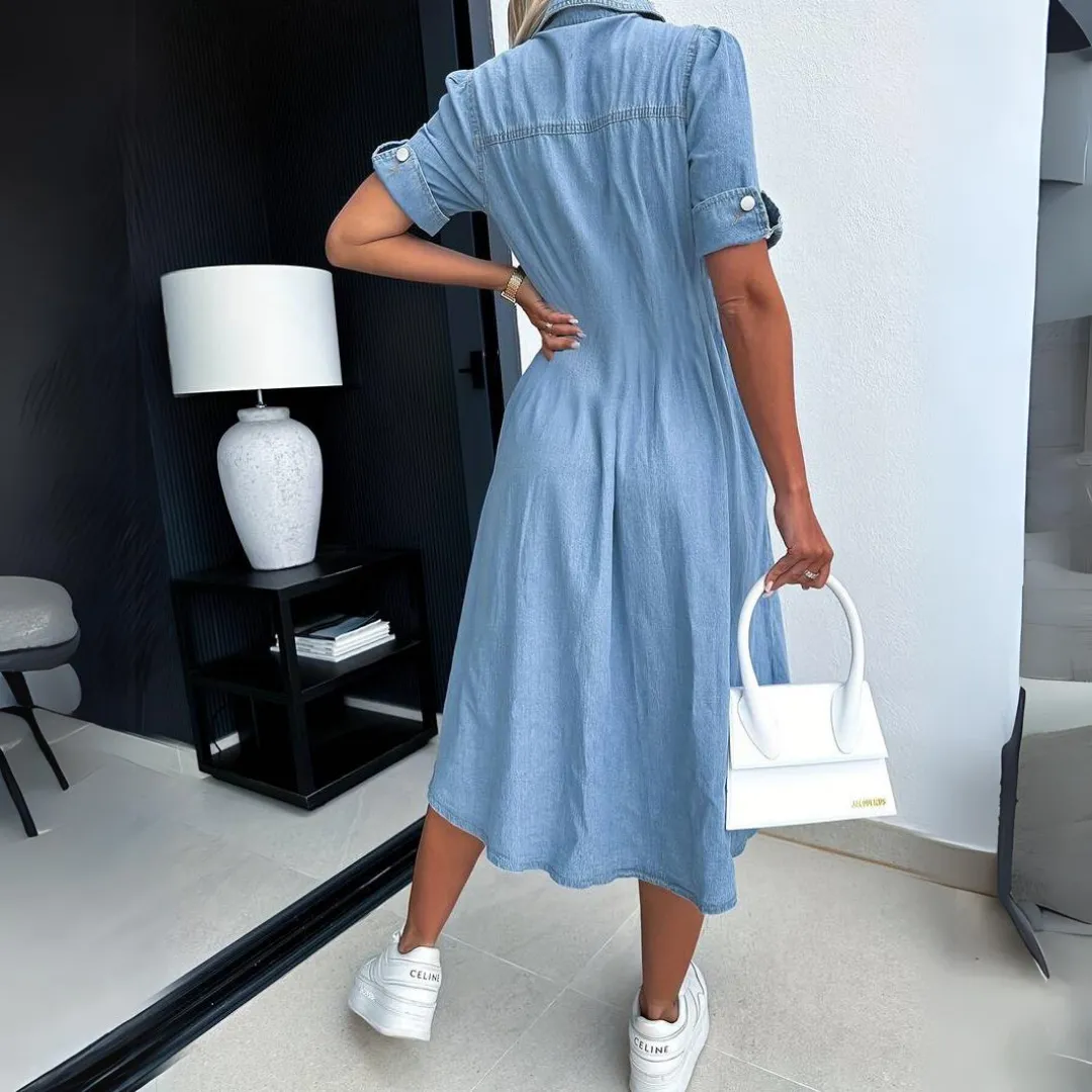 Holly ™ | Stylish Denim Dress
