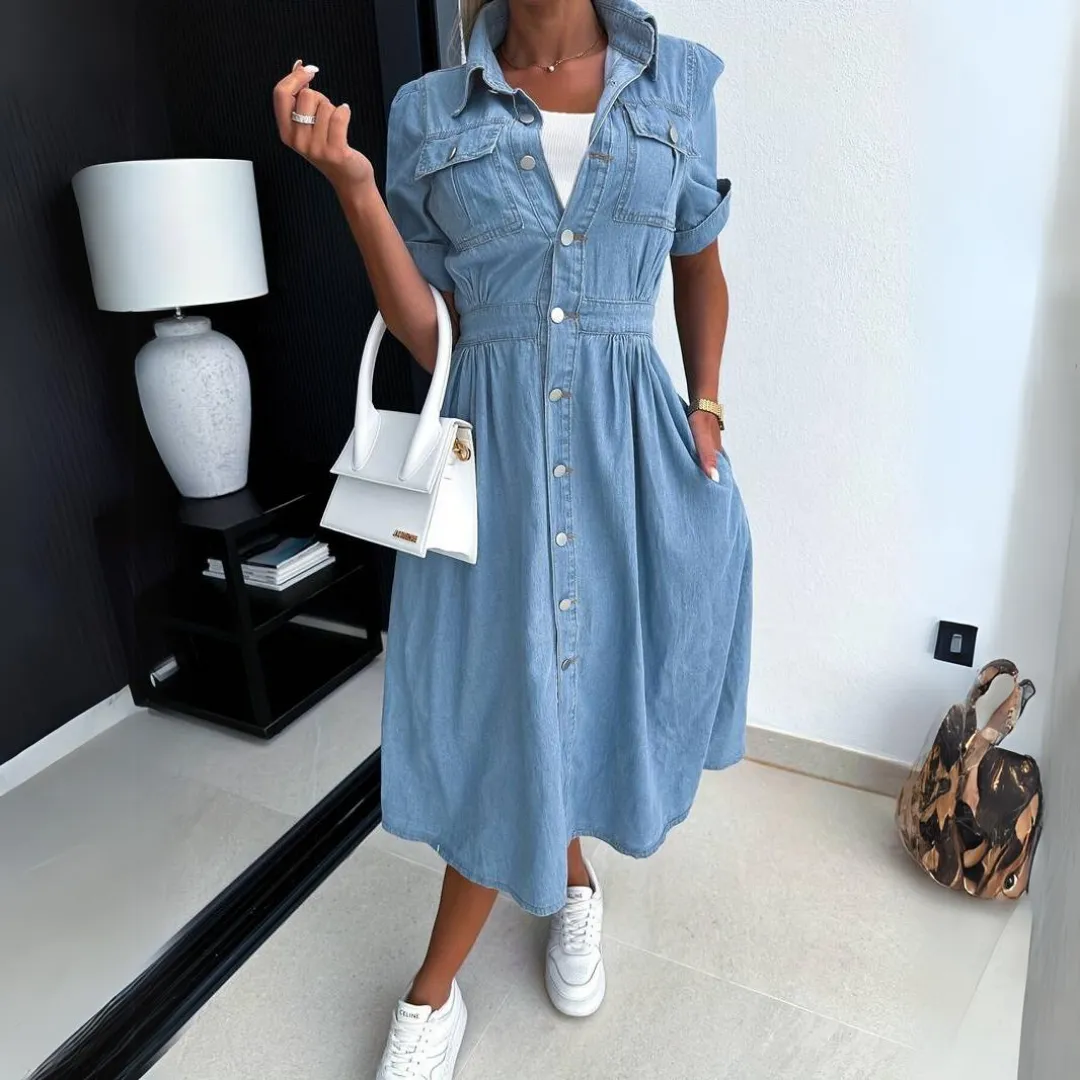Holly ™ | Stylish Denim Dress