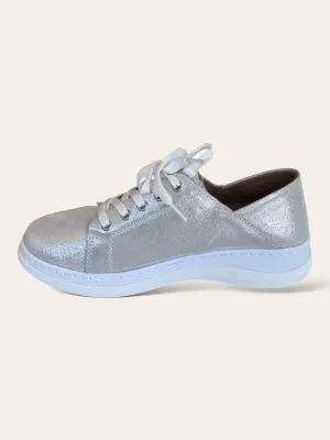 Julz Nadine Silver Sneakers 38