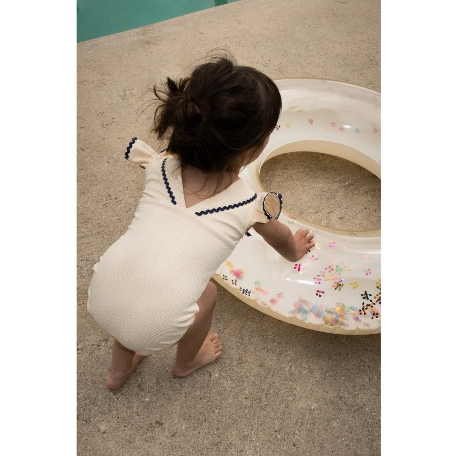 Konges Sløjd Multi Cherry Transparent Grande Swim Ring Transparent