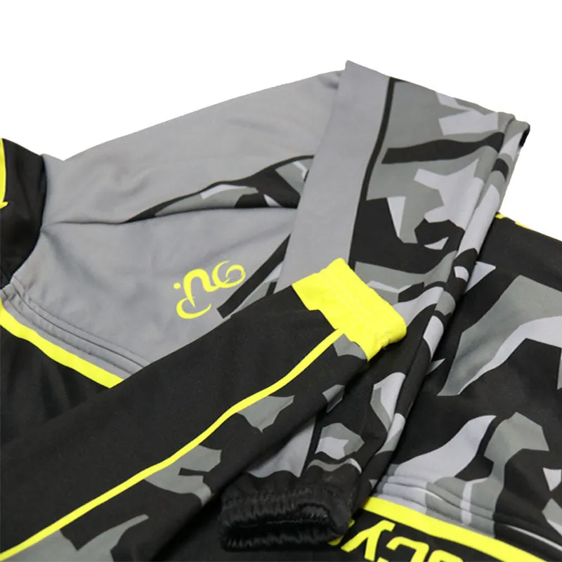 metauro Fleece Retro Long Sleeves Jerseys
