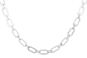 Midas Silver Chunky Chain Necklace