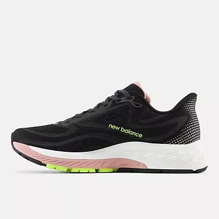 New Balance Women's 880v13 Running Shoes- Black/Pink