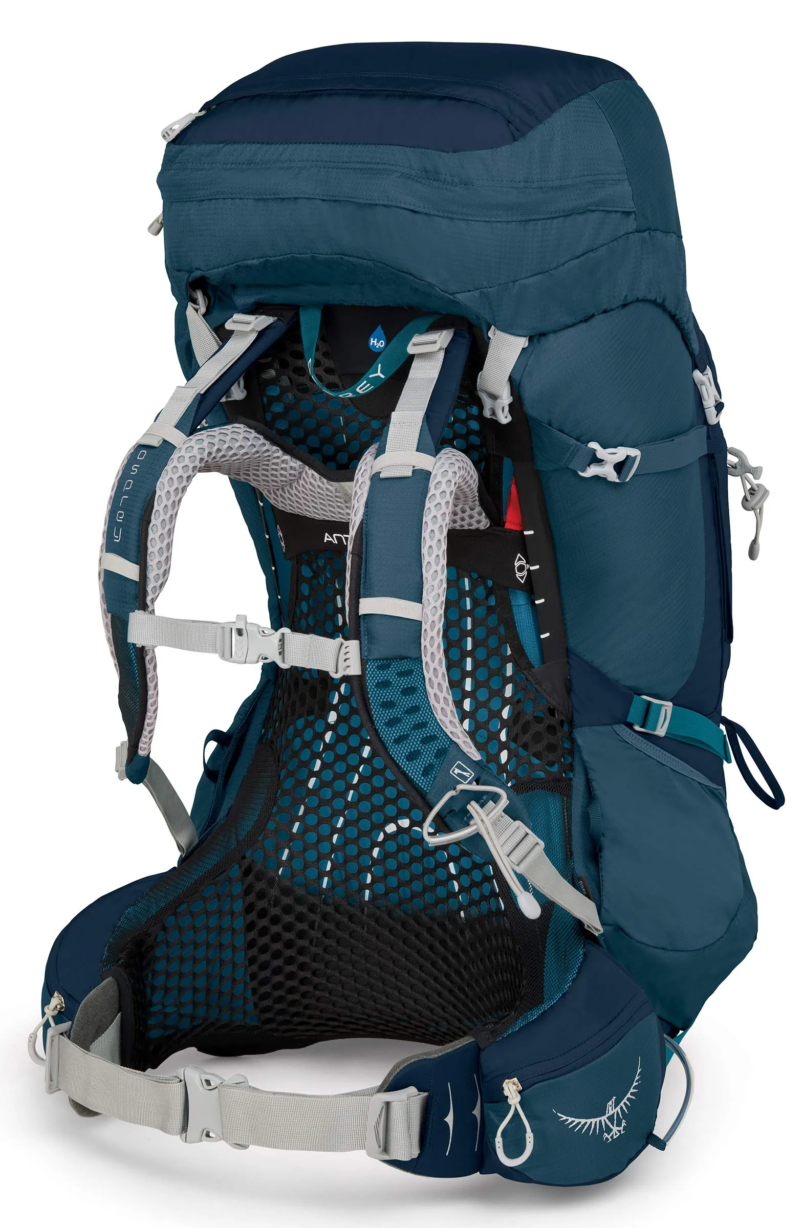 Osprey Packs Pack Aura Ag 65 Backpack, Challenge Blue, X-Small