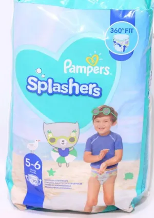 Pampers Splashers Swim Diapers Disposable Swim Pants, Large (> 31 lb), 10 Count