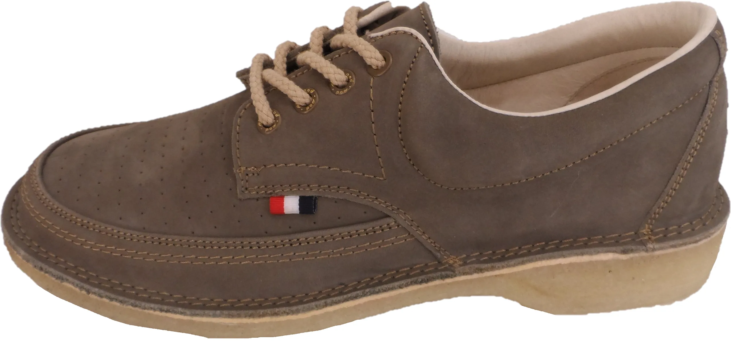 Pod Original Grey Gallagher Retro Nubuck Leather Shoes