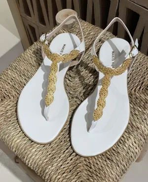 SANDALS "ANTHOS" WHITE