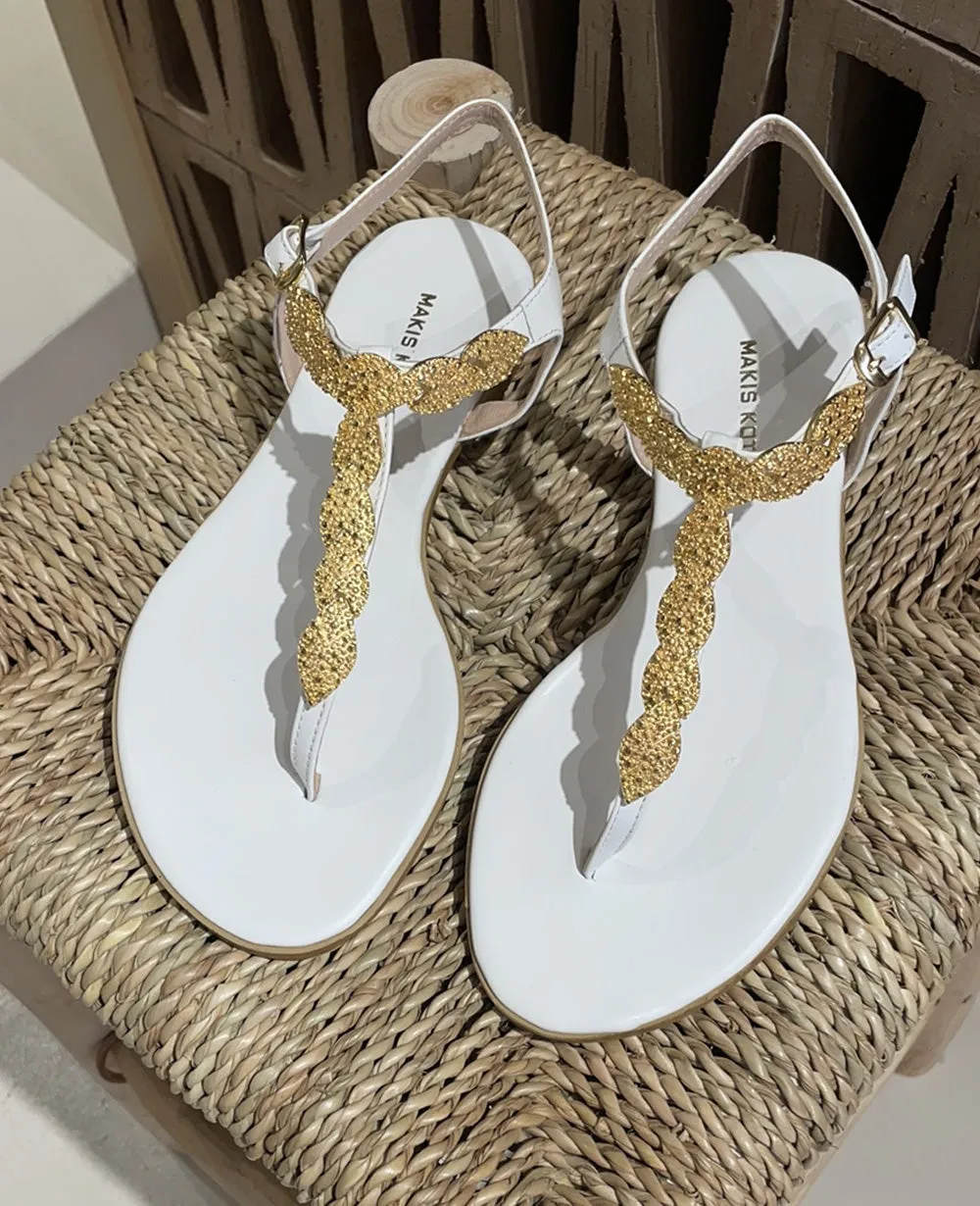 SANDALS "ANTHOS" WHITE
