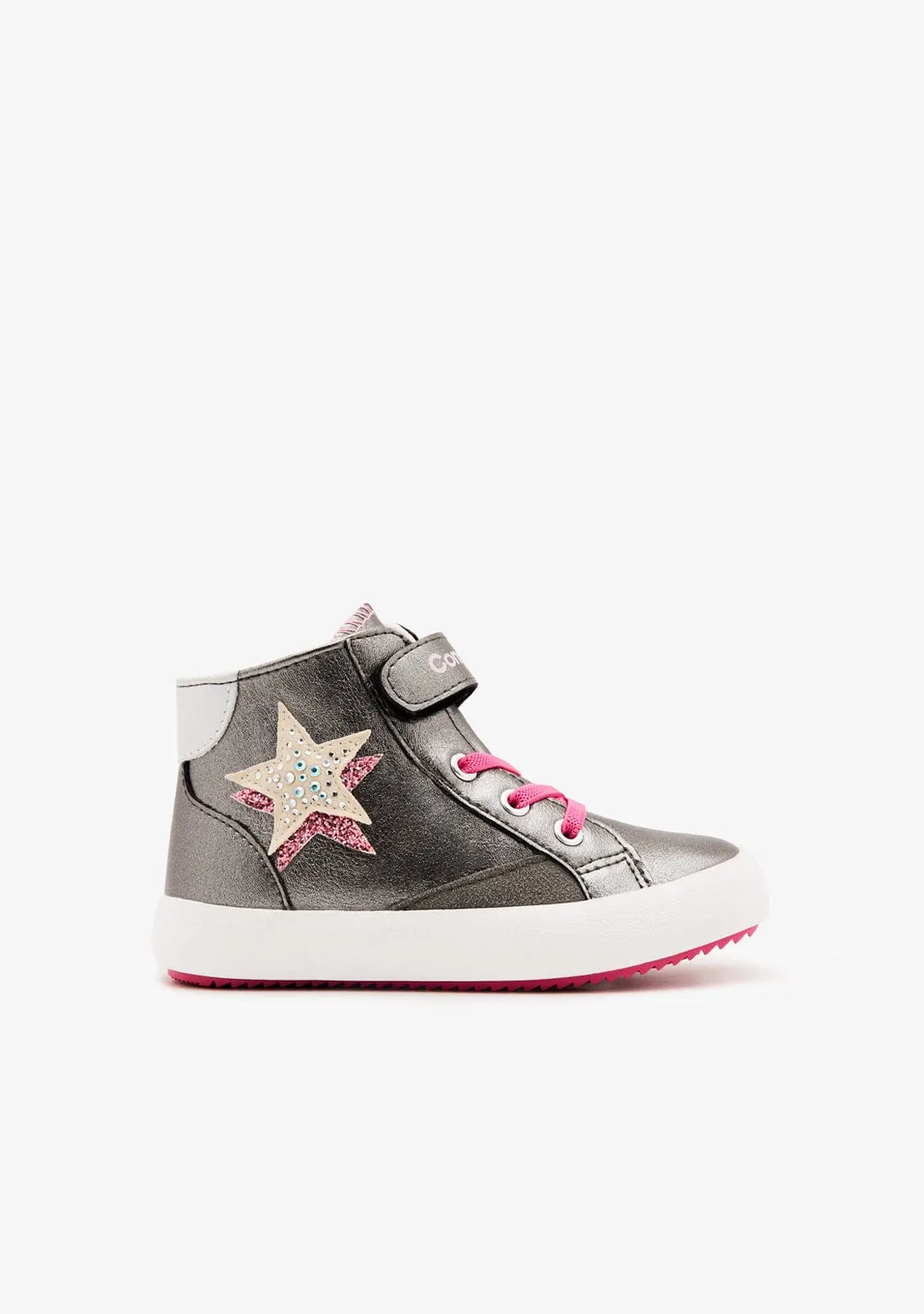 Silver Star High Top Sneakers