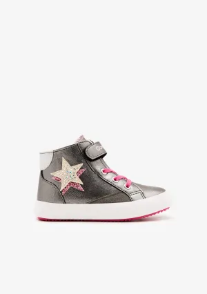 Silver Star High Top Sneakers