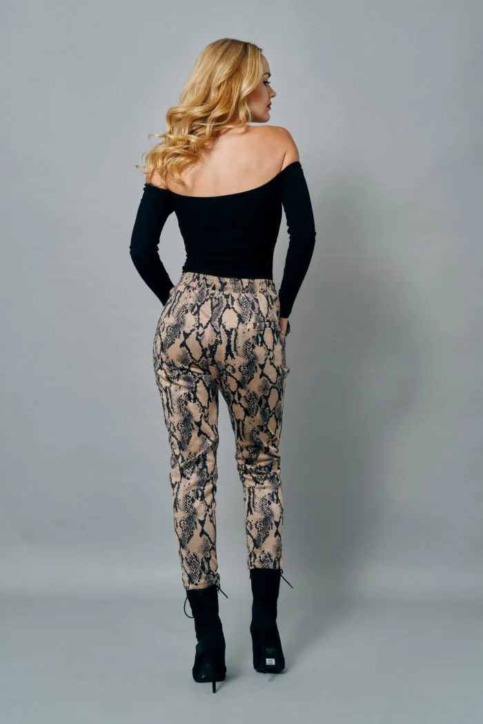 Snake Suade joggers