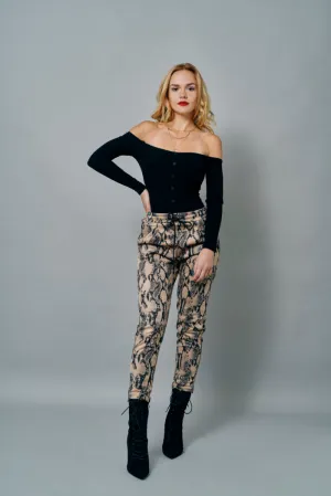 Snake Suade joggers