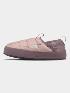 Thermoball Traction Mule II Pink Moss/Fawn Grey Shoes (Kids)