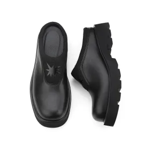 Thick-soled Slip-On Crocs with Star Design