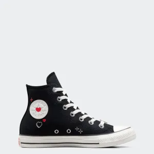 Women's Converse Chuck Taylor All Star High Y2K Heart Black