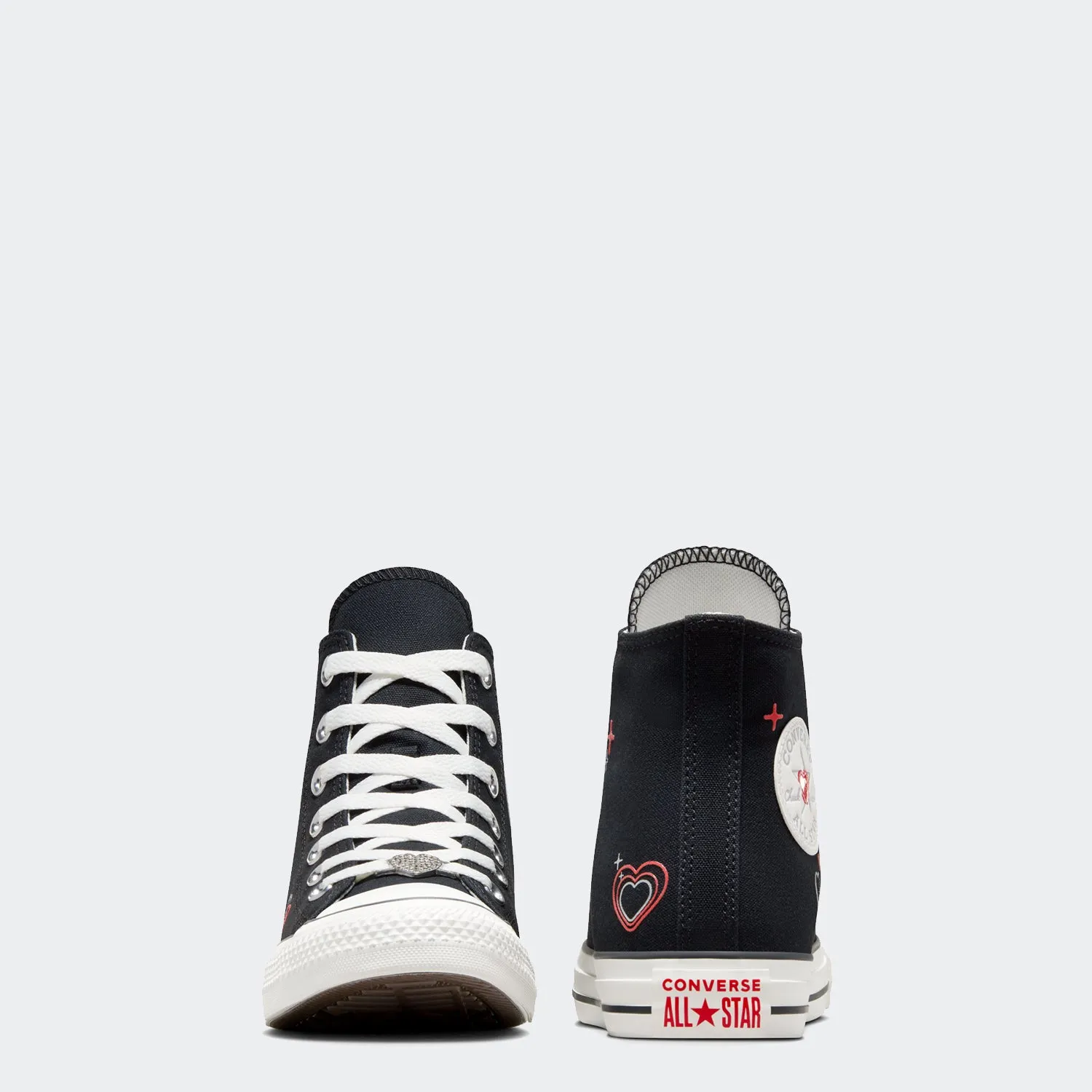 Women's Converse Chuck Taylor All Star High Y2K Heart Black