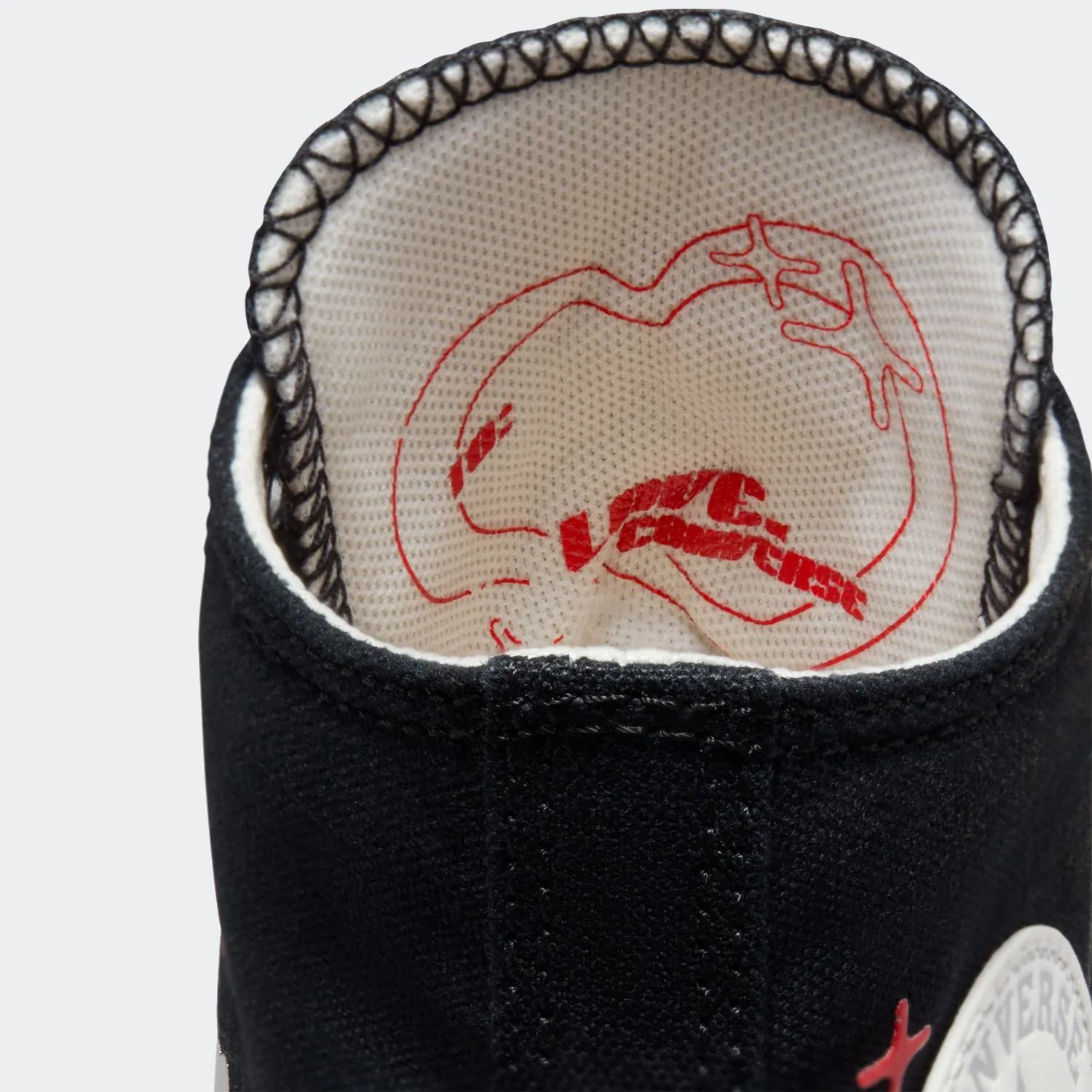 Women's Converse Chuck Taylor All Star High Y2K Heart Black