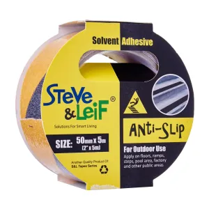 Yellow/Black Outdoor Anti-Slip Tape (50Mm X 5M)